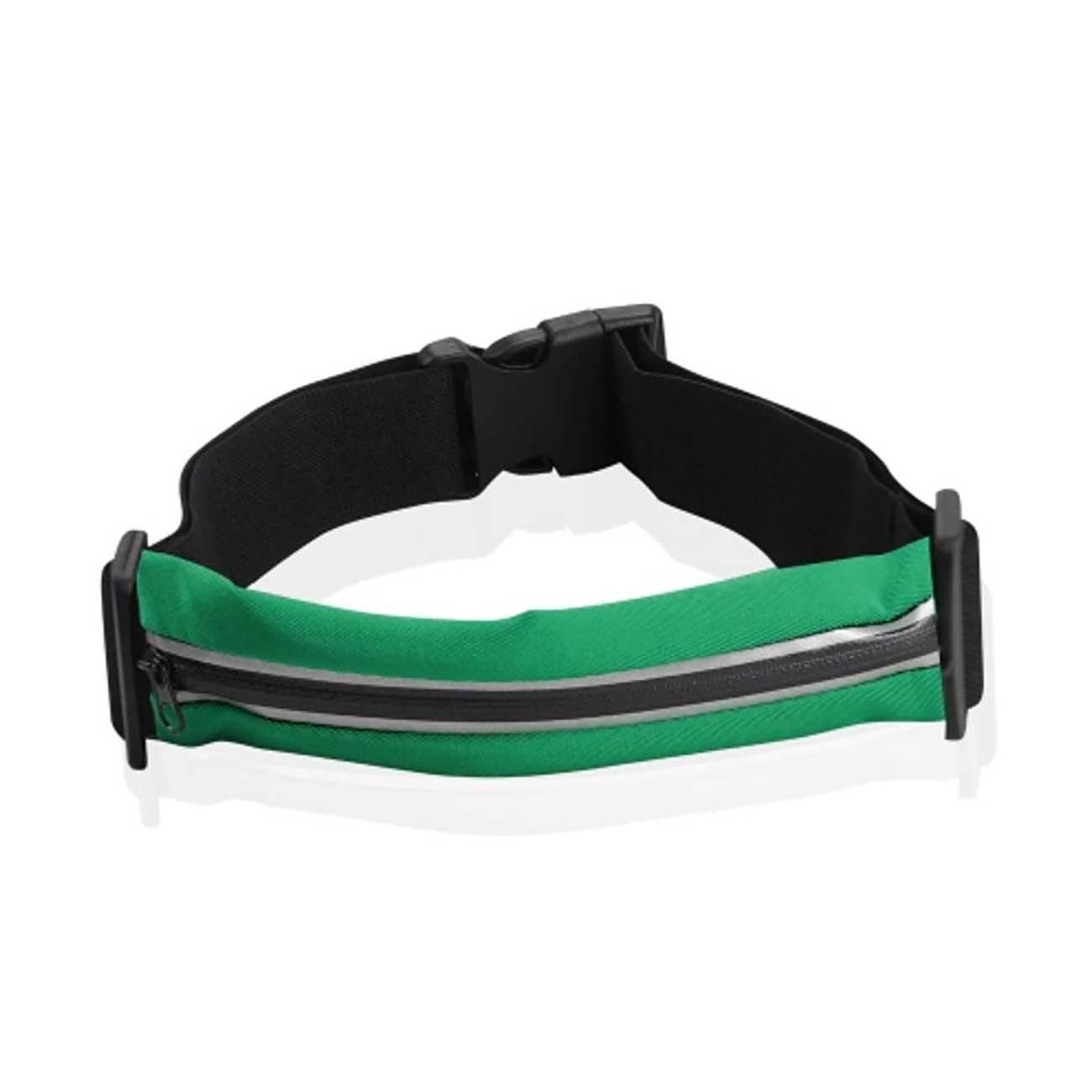 REIKO SPORTS STRETCH HIP WAIST PACK 7.87X1.77X1.77 INCHES INCHES IN GREEN (SWB01-UNIGR)